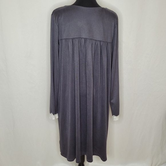 Eileen West Long Sleeve Waltz Nightgown - Size L - Picture 7 of 13